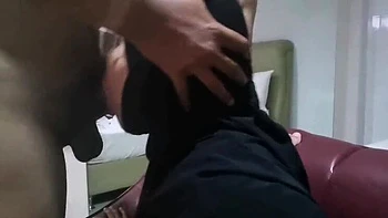 Indonesian Hijab Laila Caught Live! Sneaky Cousin Face Fuck & Deep Throat Blowjob