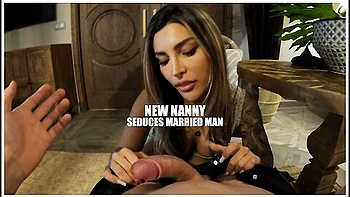 Inked Girl In Italian Betrayal - The Nanny Seduces And A Married Man During The Interview (tami Tsunami)