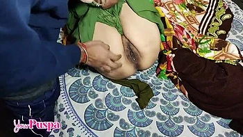 Desi Stepdad Fucks Tight Pussy Step Daughter - First Time Sex Creampie MMS