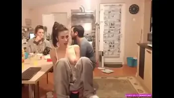 my girlfriend's little on webcam