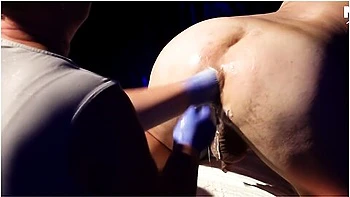 Femdom Fisting Sandra Gives Anal Fist Fuck To Her Hubby