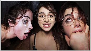 Daddys Floor Licking Whore - She Made Him Cum In Her Eyes - Audrey Reid