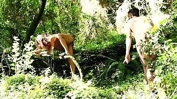 Magia Rosa Tiny Latina Fucks in Forest - Blowjob Handjob Outdoor Sex