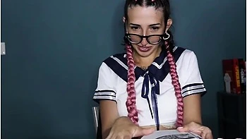 Lazy Schoolgirl - She Just Wants To Fuck The Teacher