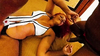 Hardcore Office Fuck with Sri Lankan Big Booty Maid Nilmini Sheron - Big Boobs & Redhead Action