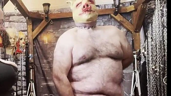 Part 1 Domina Satana Punishes Piggy Slave with Belt Spanking - British Mature BBW Femdom BDSM