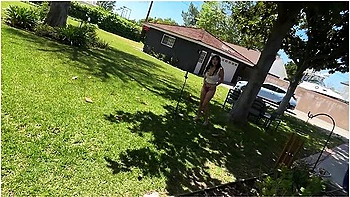 Caught My Big Ass Latina Neighbor Making Naked Tiktoks In Public?! Cami Strella X Max Fills