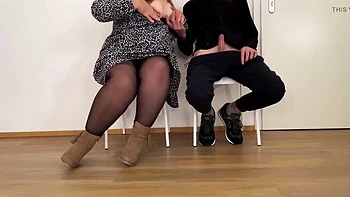 Curvy Mature MILF Makes Me Cum Hard - OurFetishLife Amateur Handjob