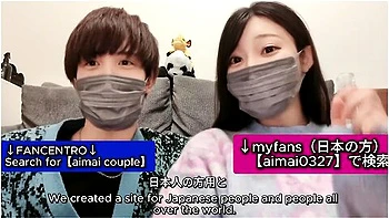 Japanese Amateur Couple Licking Each Other In The Bath At Home