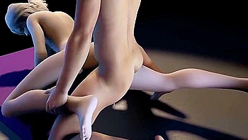 3d Blonde Asian Milf Naked Her Huge Natural Boobs With Anime Hentai And Huge Boobs