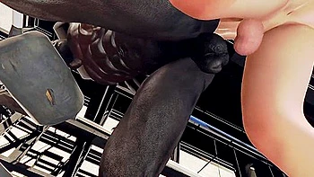 Tranny Fucks Black Muscle Guy - Car Toon And Boxing Ring