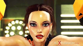 3d Animated And L A B In Busty Futa Sex Android With A Hude Dick Doggystyle Muscle Girl In The