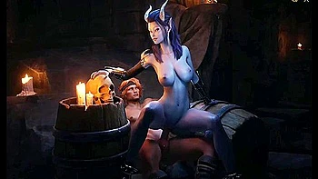 The Rides The Knights Cock To Gain Power. 3d Full Hd With High Priestess, Hentai Anime And 3d Animated