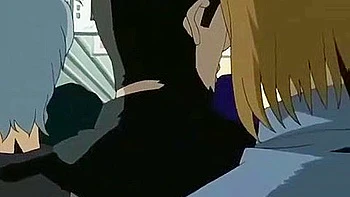 Her breasts are rubbed and touched, and her thighs are rubbed against each other.