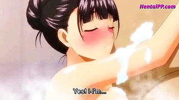 She is held in the bath and creampied. She is also penetrated and creampied at school.