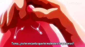 My childhood friend's maid is putting it between her breasts and thrusting into it.