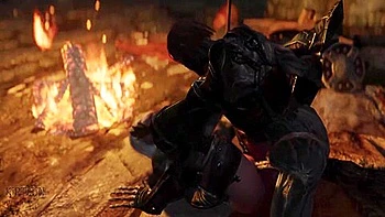 Gorgeous Elf Warrior Whore And Draugrs Petrified Dick 1