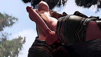 Curvy Futanari Huge Cock Babe Fucked By Werewolf 1