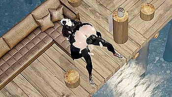 Bbw Riding At The Sea