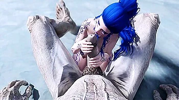 Blue Curvy Girl Warms