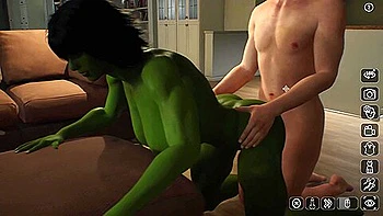 She-hulk Getting Fucked From Behind [under The Horizon]