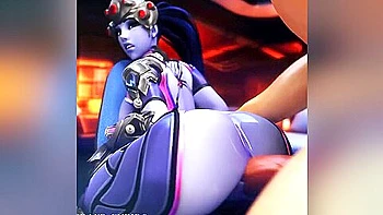 Widowmaker Gets Anal Massage