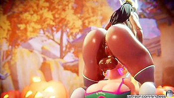 Symmetra Kitty Summer Blowjob