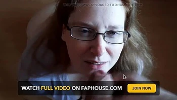 German MILF with Big Tits and Glasses Gets Sprayed All Over in HD