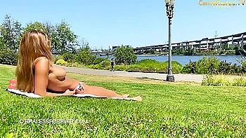 Bitchinbubba Bralessforever Rocky Sunbathing