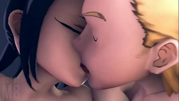 Mirio fucks momo and give her a creampie