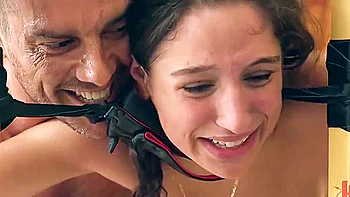 The Guy Tied Up The Chick And Gave Her Hard Bdsm Sex