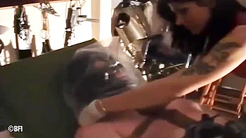 Slave In Lot Of Hurt Rides His Mistresses Strapon