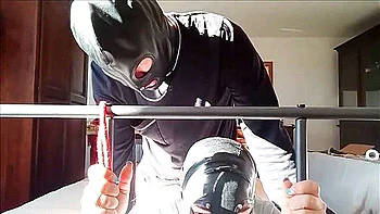 30 Minutes Bondage Fucking And Sucking On Miniskirt Pantyhose And High Heels With Cum On Tits