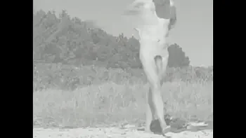 Huge flaccid cock - East German nude beach