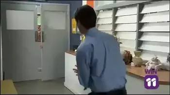 Stole clothes from sexy teacher in school shower room. Robbed naked. ENF