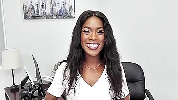 Ebony Babe Gets Wet And Wild With Dildo Play