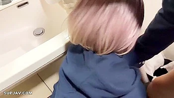 Cute Petite Japanese Teen 18+ With Nice Tits And Silver Hair