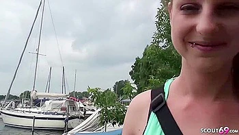 Pia (18) From Berlin Seduce To Assfuck Pound At Public Casting - Big Knob