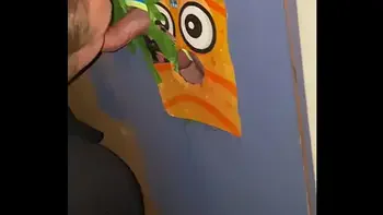 Gloryhole fun down at the local sex shop