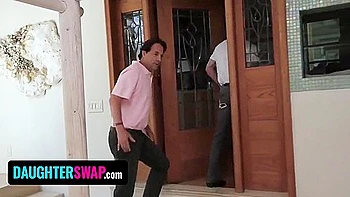 Nice-looking Teen 18+ Besties Need Their Stepdads Massive Dongs To Keep Em Warm At Night