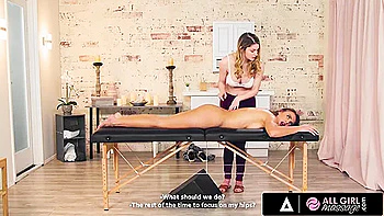 Bolster Madness With Sexy Masseuse Bunny Colby And Her Gorgeous Client Gia Derza