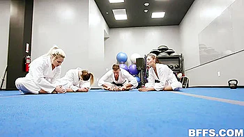 Cum Pao With Codey Steele, Bella Rolland And Olivia Grey