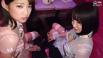 [focs-036] Kabukichou Girls Bar Duo Appearance! Kururugi Aoi, Nagisa Mitsuki, Add Champagne And D*ck For W4p Orgy Taking Turns W Blowjob W Sex Scene 1