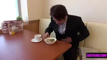 Japanese Waitress Fucks Client Uncensored Jav Sex