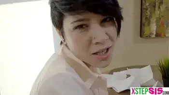 My tight teen stepsister got stuck and I took advantage