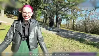 Fuck me in Park for Cumwalk - Public Agent Pickup Russian Student to Real Outdoor Sex / Kiss Cat