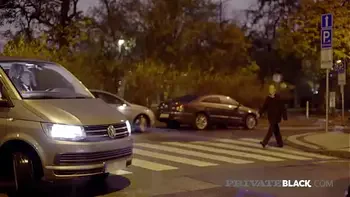 PrivateBlack - Victoria Pure Wears Stockings During Hard Interracial!