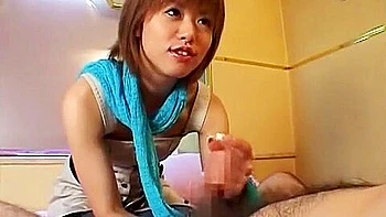 Best Japanese slut Hitomi Hayasaka in Exotic Handjobs JAV clip