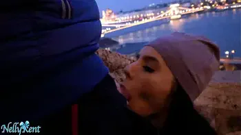 For REAL! we got caught doing a public blowjob