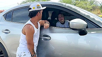 I Fulfill My Sexual Fantasy With A Little Dwarf Who Has His Motorcycle Stranded In The Middle Of Nowhere, He Puts His Huge Cock In Me Until I Fill With Milk